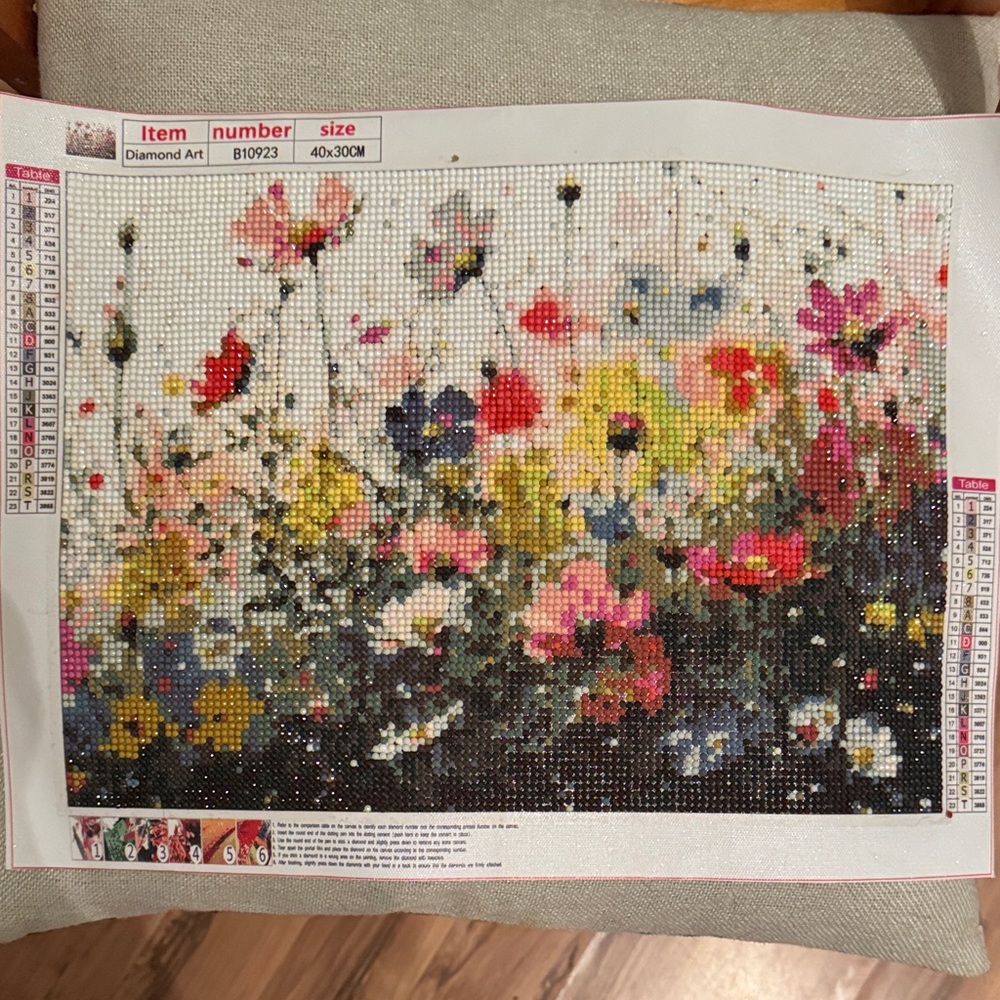 Floral Diamond Art Kit